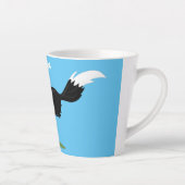 Tasse Latte Funny Border Collie chien en course dessin animé (Droite)