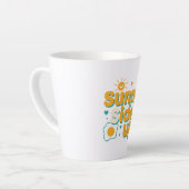 Tasse Latte Funny Breakfast Foodie Quote (Angle gauche)