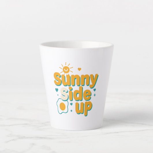 Tasse Latte Funny Breakfast Foodie Quote (Devant)