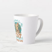 Tasse Latte Funny Cat Lover Quote Cute Kitten Graphic (Angle droit)