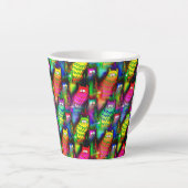 Tasse Latte Funny Cats Motif-54578 (Angle droit)