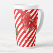 Tasse Latte Funny Elf Legs Holiday Card | North Pole Mischief  (Angle droit)