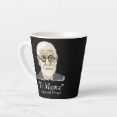 Tasse Latte Funny Freud Psychologie (Angle gauche)