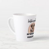 Tasse Latte Funny Introvert Dog Lover Quote (Angle gauche)