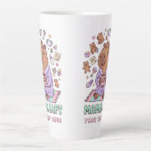 Tasse Latte Funny Mama Capy Mother's Day Tired Mom Gift (Devant)