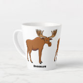 Tasse Latte Funny moose (Angle gauche)
