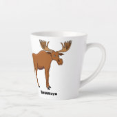 Tasse Latte Funny moose (Droite)