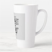 Tasse Latte Funny Shakespeare quote (Droite)
