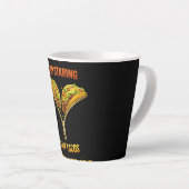 Tasse Latte Funny Taco Lover Stop Staring (Angle droit)