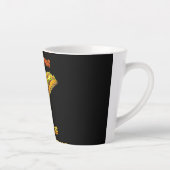Tasse Latte Funny Taco Lover Stop Staring (Droite)