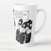 Tasse Latte Funny UK Police Training School (Droite)