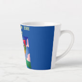 Tasse Latte Fusée élégante en latte (Droite)