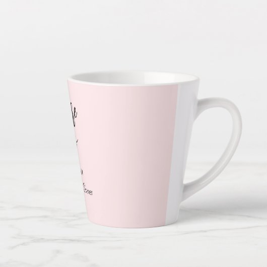 Tasse Latte Future Madame Blush Rose  (Droite)
