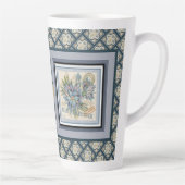 Tasse Latte G Bureau de création Fleur bleue (Droite)