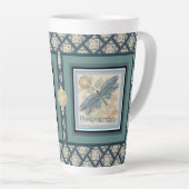 Tasse Latte G Bureau de création libellule (Angle droit)