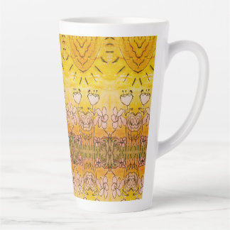 Tasse Latte Gai-Soleil-Floral