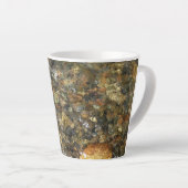 Tasse Latte Galets Brown et gris naturel Abstrait (Angle droit)