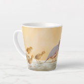 Tasse Latte Gambrel's Quail Painting Original Bird Art (Angle gauche)