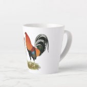 Tasse Latte Gamefowl wheatens (Angle droit)