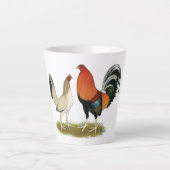 Tasse Latte Gamefowl wheatens (Devant)