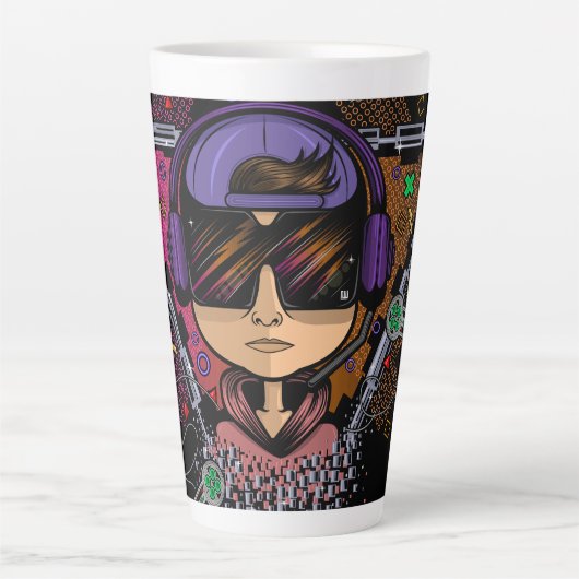 Tasse Latte Gamer Boy (Devant)