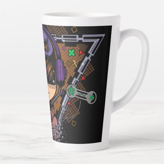 Tasse Latte Gamer Boy (Droite)