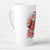 Tasse Latte Gangster Santa All I Want For Christmas Is Money (Angle gauche)