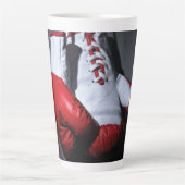 Tasse Latte Gants de boxe  (Devant)