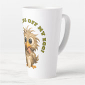 Tasse Latte Garde d'Œuf Drôle (Angle droit)