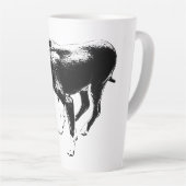 Tasse Latte Gardien d'automne en encre (Angle droit)