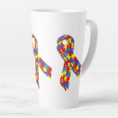 Tasse Latte Garrafa de Água (500ml) laço (Angle droit)