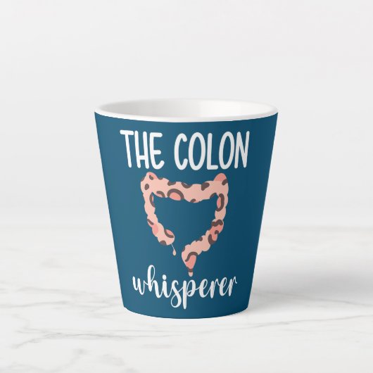 Tasse Latte Gastroentologiste de Colon Whisperer (Devant)