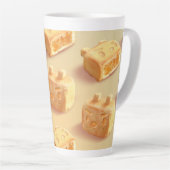 Tasse Latte Gâteau à l'ananas (Angle droit)