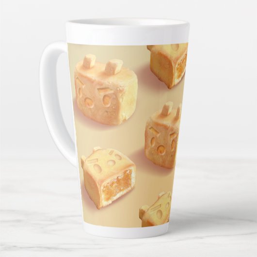 Tasse Latte Gâteau à l'ananas (Angle gauche)