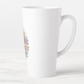 Tasse Latte Gâteau d'anniversaire drôle - Les calories ne comp