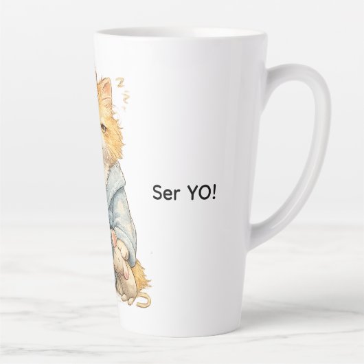 Tasse Latte gato modelo (Droite)
