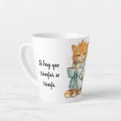 Tasse Latte gato triunfador (Angle gauche)