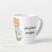 Tasse Latte gato triunfador (Angle droit)