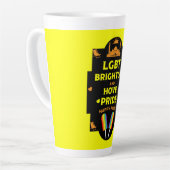 Tasse Latte Gay pride Brighton (Angle gauche)