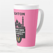 Tasse Latte Gay pride Brighton (Angle droit)