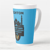 Tasse Latte Gay pride Brighton (Angle droit)
