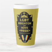 Tasse Latte Gay pride Brighton (Devant)