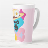 Tasse Latte Gel Mousepad (Angle droit)