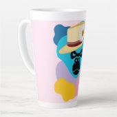 Tasse Latte Gel Mousepad (Angle gauche)