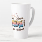 Tasse Latte Gémeaux Zodiaque Graffiti (Angle droit)