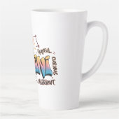Tasse Latte Gémeaux Zodiaque Graffiti (Droite)