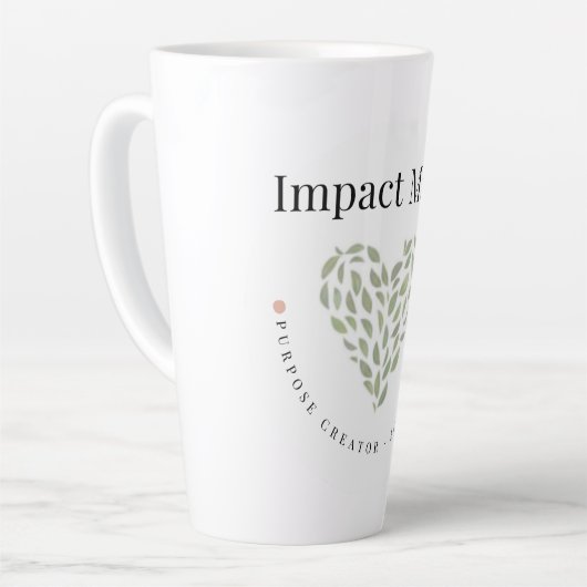 Tasse Latte Générateur d'impact - Musique PCAT (Angle gauche)