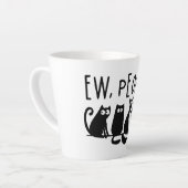 Tasse Latte Gens dégueu Chats mignons Chats noirs (Angle gauche)