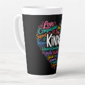 Tasse Latte Gentillesse compassion empathie et respect (Angle gauche)