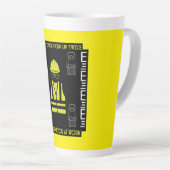 Tasse Latte géomètres (Angle droit)